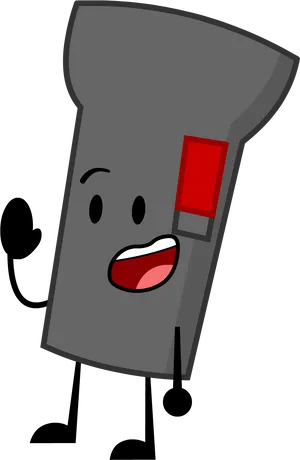 Animated Flashlight Character PNG image