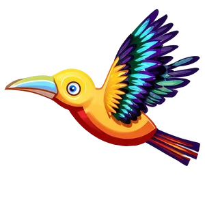 Animated Flying Bird Cartoon Png 12 PNG image