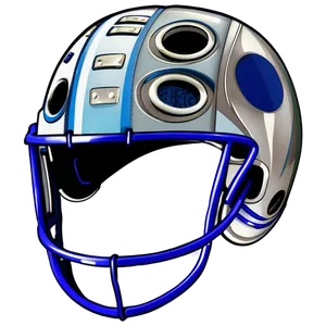 Animated Football Helmet Cartoon Png 05252024 PNG image