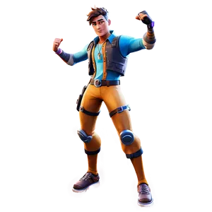 Animated Fortnite Character Dancing Png Jso63 PNG image