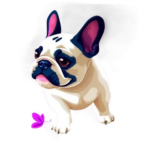 Animated French Bulldog PNG 32