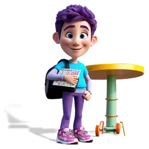 Animated Friends Characters PNG Eri99