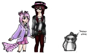 Animated Friendsand Forever Alone PNG