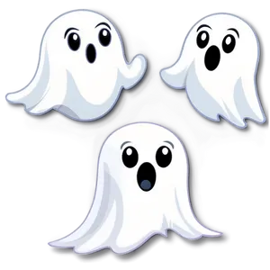 Animated Ghosts Png 05242024 PNG image