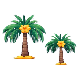 Animated Gif Palm Tree Emoji PNG 06272024 PNG