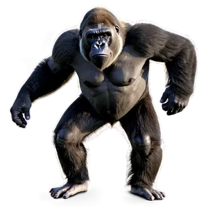 Animated Gorilla Walking Png 82 PNG image