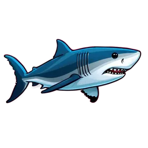 Animated Great White Shark PNG Lcd24