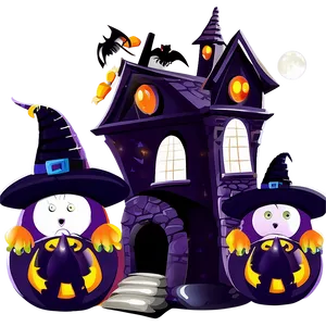 Animated Halloween Clipart PNG Hvu
