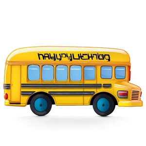 Animated Happy School Bus Png 05242024 PNG image