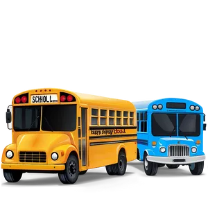 Animated Happy School Bus Png Fkd44 PNG image
