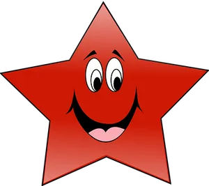 Animated Happy Star Character PNG image