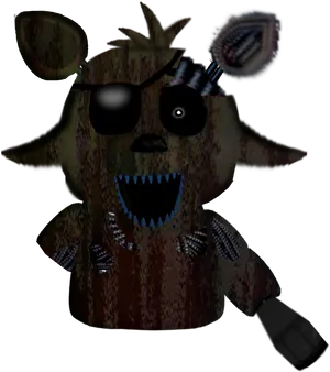 Animated Horror Bear Puppet PNG image