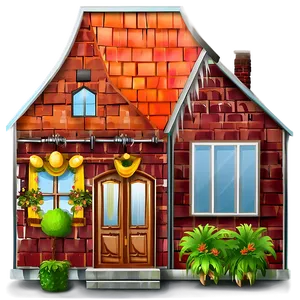 Animated House Emoji Png 06132024 PNG image