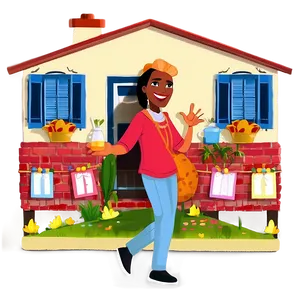 Animated House Party Fun PNG Jki83 PNG