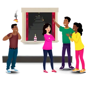 Animated House Party Fun PNG Jsq19 PNG