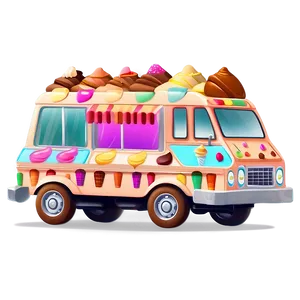 Animated Ice Cream Truck Scene Png 47 PNG image