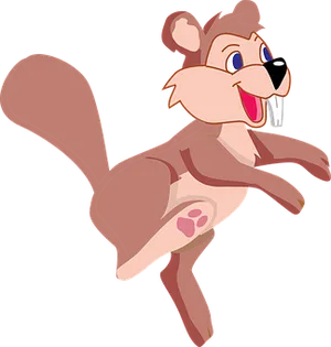 Animated Jumping Squirrel
