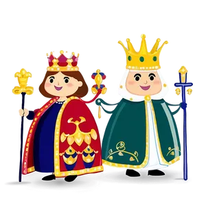 Animated King And Queen PNG 91