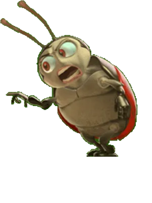 Animated Ladybug Character PNG image