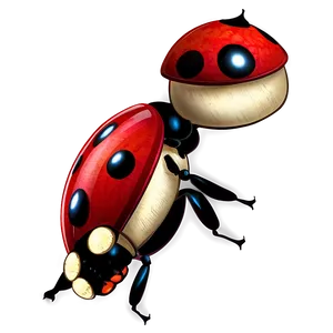 Animated Ladybug Character PNG 05242024