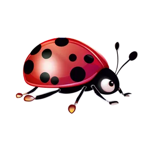 Animated Ladybug Character PNG 5