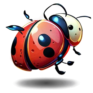 Animated Ladybug Character PNG Mhh