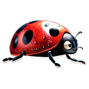 Animated Ladybug Character PNG Uxg