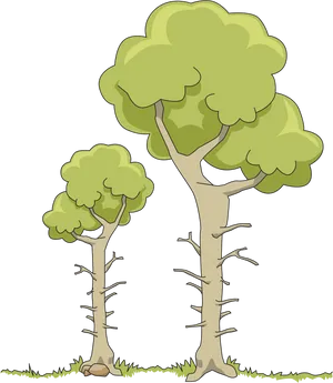 Animated Livelyand Dead Tree