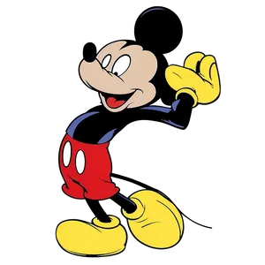 Animated Mickey Mouse Outline PNG Alo52 PNG