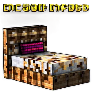 Animated Minecraft Bed Png Agf88 PNG image