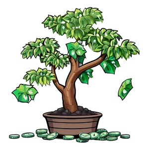 Animated Money Tree PNG 1