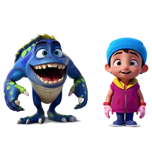 Animated Movie Cartoon Character PNG Eff
