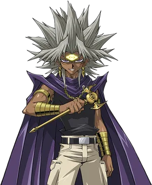Animated Mystical Sorcerer PNG
