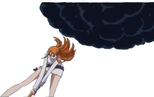 Animated Nami Storm Background PNG image