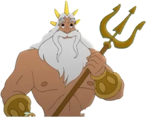 Animated_ Ocean_ King_with_ Trident.jpg PNG image