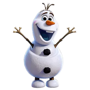Animated Olaf Figure PNG 34