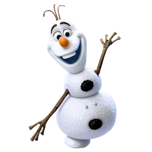 Animated Olaf Figure PNG Vyi