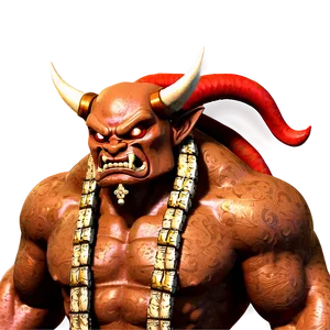 Animated Oni Character PNG 06122024