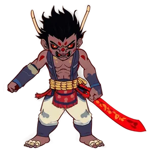 Animated Oni Character PNG Tsf92 PNG