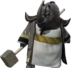 Animated Oniwith Hammer PNG image