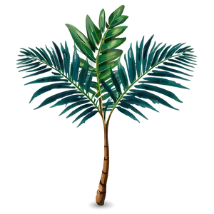 Animated Palm Leaves Png 05252024 PNG image