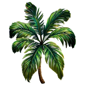Animated Palm Leaves PNG 41