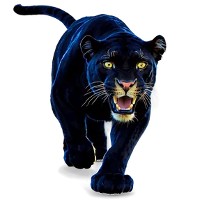 Animated Panthers Cartoon Png Sna52 PNG image