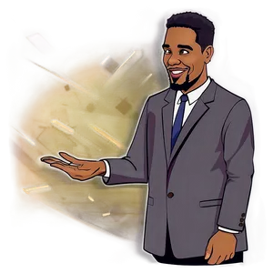 Animated Pastor Character Png 06272024 PNG image