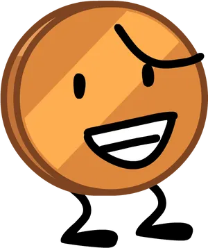 Animated Penny Character Smiling PNG image