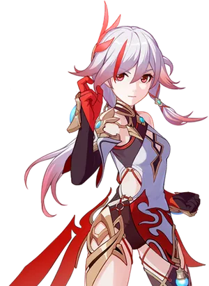 Animated Phoenix Warrior Girl
