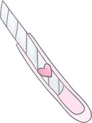 Animated Pink Heart Test Tube PNG image