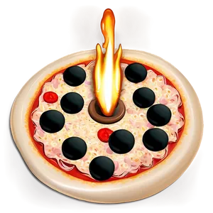 Animated Pizza Cartoon Design Png 06272024 PNG image