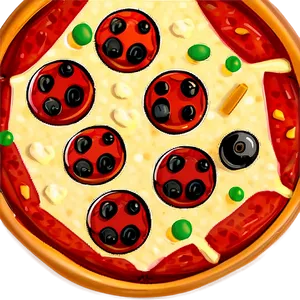 Animated Pizza Cartoon Design Png 44 PNG image