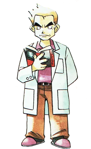 Animated Professor Holding Book.png